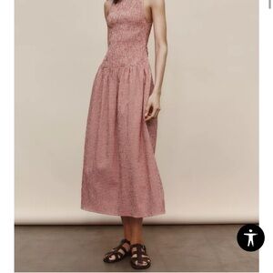 Zara Gingham Midi Dress